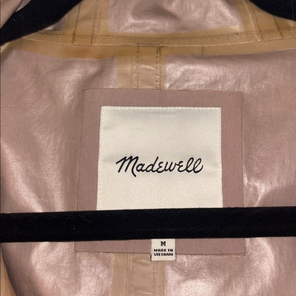 Madewell Blush Raincoat - Picture 3 of 9